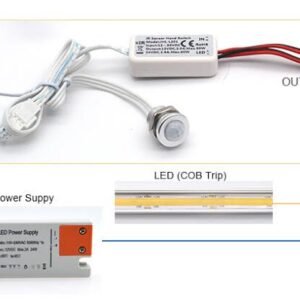 infrared body motion sensor for led lights